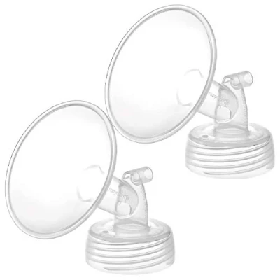 Abbildung von 2x 21 mm Maymom Weithals pumpenteile f?r Spectra S1/S2 Pumpen; inkl. Weithalsflansche; nicht original Flansch; Ersatz Shield (21 Zwei Flansche) (Spectra pumpenteile)