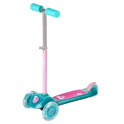 Abbildung von NILS FUN Tretroller LED Kinderroller Scooter Roller Cityroller, Mit Reifen