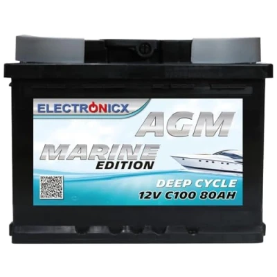 Abbildung von AGM Batterie 80Ah 80 Ah 12V Mover Solarbatterie Camping Wohnmobil Hochwertige Solar Batterien Akku Wohnwagen battery