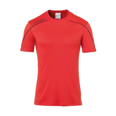 Abbildung von uhlsport Stream Tshirt print für Kinder, Größe: 164, Rot schwarz