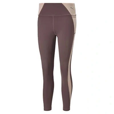 Abbildung von Puma Evostripe Highwaist 7/8 Tights, Damen, Größe: XL, Dusty plum