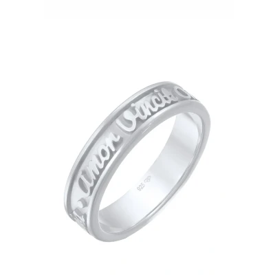 Abbildung von Elli AMOR Vincit Omnia Ring, Damen, Größe: 54, Silber
