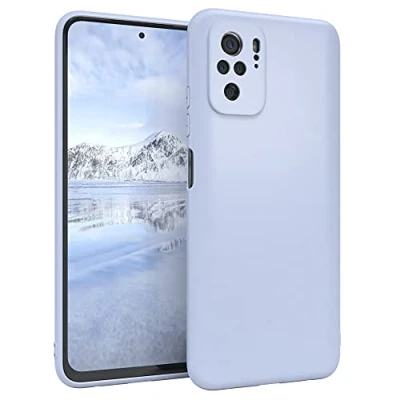 Abbildung von EAZY CASE Handyhülle Silikon mit Kameraschutz kompatibel Xiaomi Redmi Note 10 / 10S in Himmelblau, Blau, Ultra dünn, Slimcover, Silikonhülle, Hülle, Softcase, Backcover