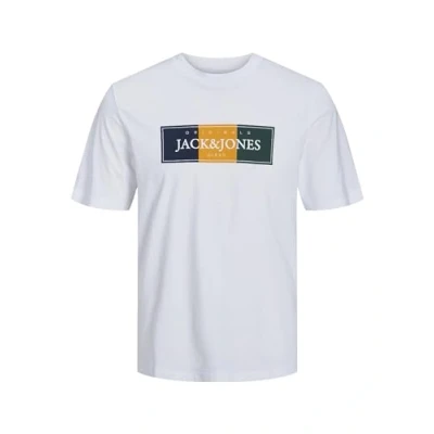 Abbildung von Jack &amp; Jones Junior Tshirt print für Kinder, Größe: 128, Bright white