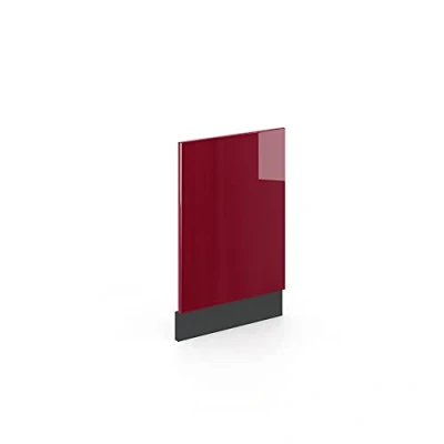 Abbildung von Vicco Frontblende Fame Line, Bordeaux Hochglanz/Anthrazit, 45 cm ohne Arbeitsplatte