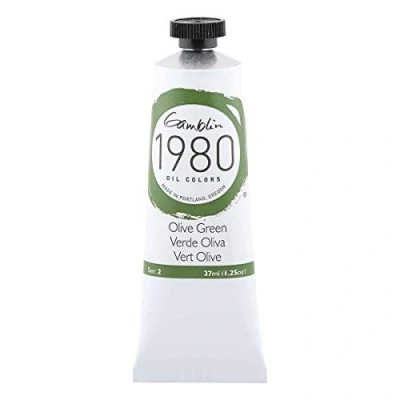 Abbildung von Gamblin 1980 Oelfarbe Olivgruen 37 ml