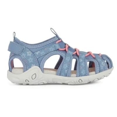 Abbildung von Geox Whinberry Trekkingsandale für Kinder, Größe: 35, Blau Schuhe