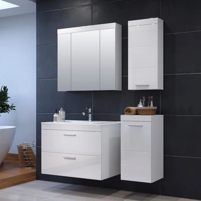 Abbildung von welltime Badezimmer Set &quot;Dormoletto&quot;, (5 St.), Badmöbel, 5 tlg.