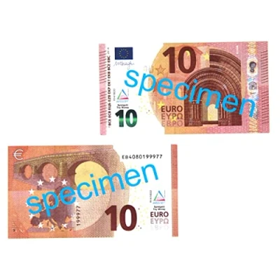 Abbildung von Wissner® aktiv lernen Lernspielzeug 10 Euro Schein (100 Stück), RE Plastic®