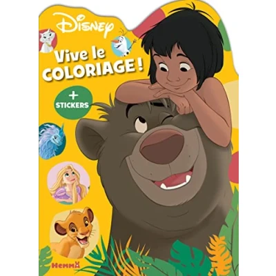 Abbildung von Disney Vive le coloriage ! (Mowgli et Baloo): Avec des stickers