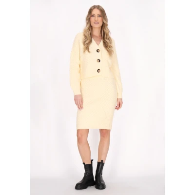 Abbildung von Strickjacke SCHMUDDELWEDDA M/L / Off White 100% Acrylic