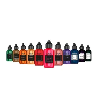 Abbildung von L&#039;Oréal Coloration Professionnel #Colorful Hair Flash Pro Make up Feeling Blue