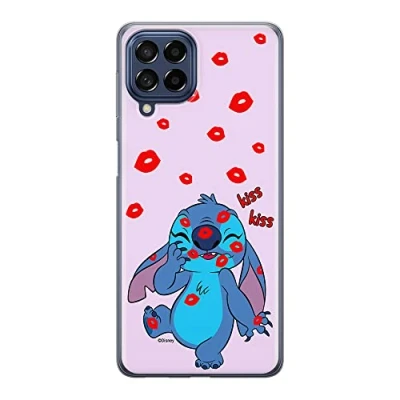 Abbildung von ERT GROUP Handyhülle für Samsung M33 5G Original und offiziell Lizenziertes Disney Muster Stitch 017 optimal an die Form des Handy angepasst, hülle aus TPU