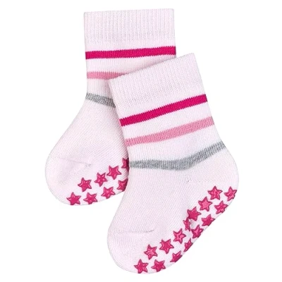 Abbildung von FALKE Unisex Baby Multi Stripe Stoppersocken rutschhemmende Noppen auf der Sohle komfortabel mit Plüsch hautfreundlich flache Naht gegen Druckstellen atmungsaktive nachhaltige Baumwolle 1 Paar