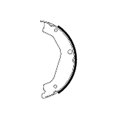 Abbildung von HELLA 8DA 355 050 051 Handbremsbeläge ohne Handbremshebel HYUNDAI: Terracan, Terracan Box Body / SUV
