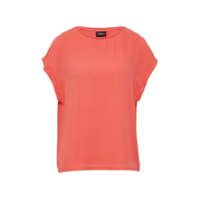 Abbildung von s.Oliver Black Label Bluse, Damen, Größe: 36, Korallrot