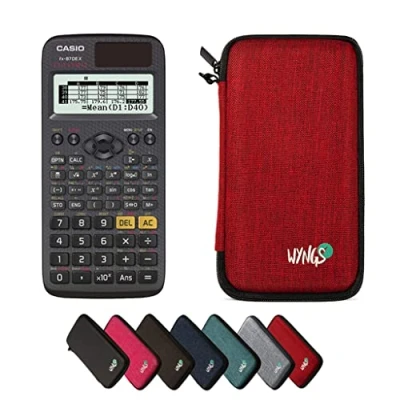 Abbildung von CALCUSO Sparpaket Rot mit Taschenrechner Casio FX 87DE X ClassWiz