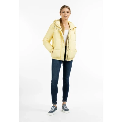 Abbildung von DREIMASTER Maritim Damenjacke mit Wattierung S / Hellgelb 100% Polyester