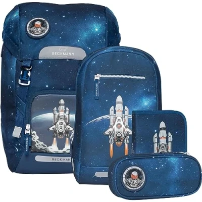 Abbildung von Beckmann of Norway Schulranzen Set für Kinder, Größe: One Size, Space mission