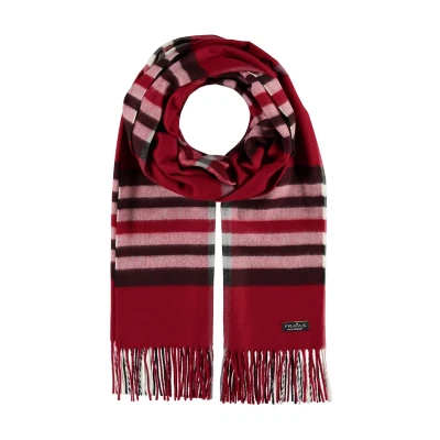 Abbildung von Fraas Plaid Cashmink MADE IN Germany Schal, Damen, Größe: One Size, True red