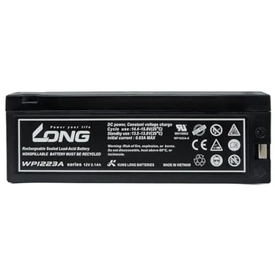 Abbildung von Akku Kung Long WP1223A 12V 2100mAh Batterie AGM Blei wartungsfrei battery