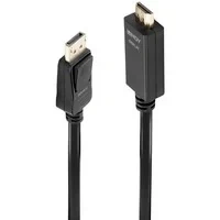 Abbildung von LINDY 36922 DisplayPort Kabel HDMI 1.4, 2 Meter, Display Port 1.2 4K 4096x2160@30Hz 10.2G Kompatibel mit TV, Gaming, Monitor, Xbox, PS4, PS5, Blu Ray, Soundbar Die Jahres Garantie