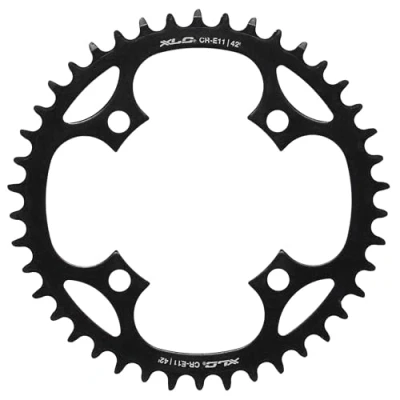 Abbildung von XLC E Bike Kettenblatt für Mittelmotor Stahl BCD 104mm 42 Zähne 196g