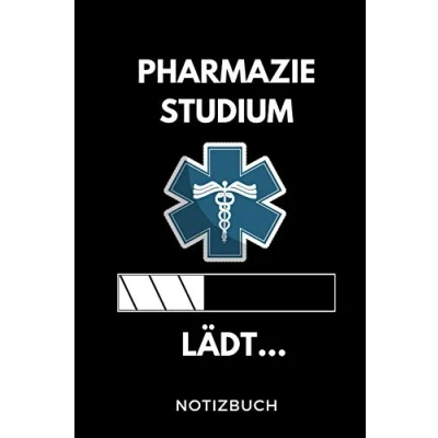 Abbildung von PHARMAZIE Studium LÄDT... NOTIZBUCH: A5 Geschenkbuch LINIERT zum Notizbuch für duale Studenten witziger Spruch Abitur Studienbeginn Erstes Semester Pruefung Geburtstag