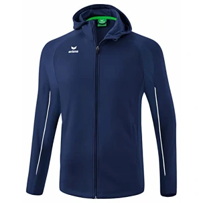 Abbildung von Erima Unisex Liga Star Trainingsjacke mit Kapuze, new navy/weiß, XXL