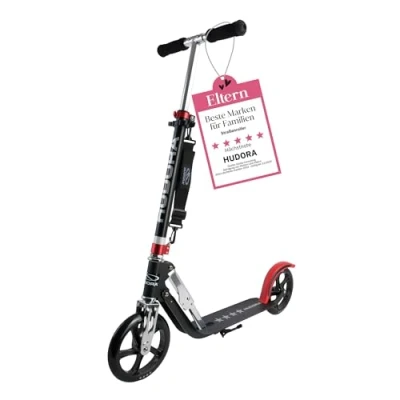 Abbildung von Hudora Cityroller BigWheel® 205 Tretroller, einklappbarer, höhenverstellbarer Kick Scooter