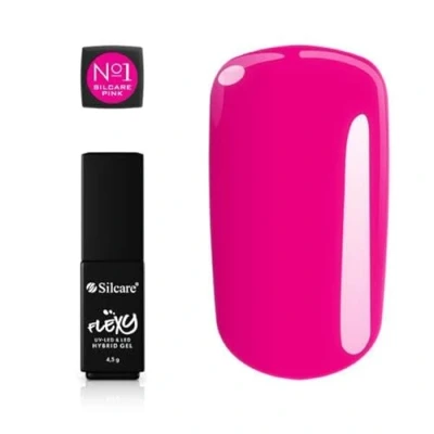Abbildung von Pink No.1 Silcare Soak Off Hybrid UV LED Flexy Gel Maniküre Nägel 4.5g