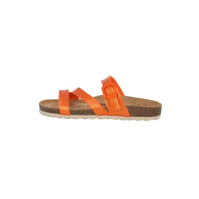Abbildung von Palado Ikaria Pantolette flach, Größe: 37, Orange metallic Schuhe