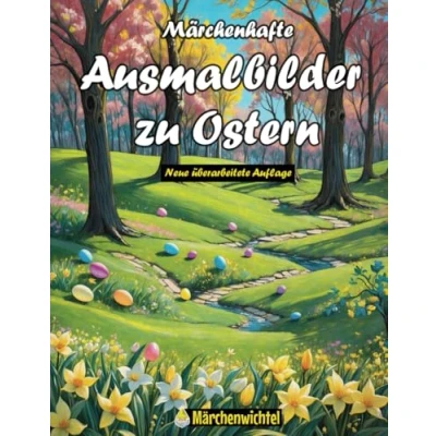 Abbildung von Märchenhafte Ausmalbilder zu Ostern: Malbuch für Groß und Klein: Kreative Malvorlagen mit Ostermotiven zum Frühlingserwachen (Märchen, Fabeln Sagen: Bücher vom Märchenwichtel)