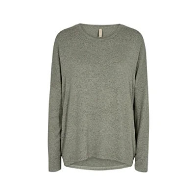 Abbildung von Soyaconcept Langarmshirt, Damen, Größe: XL, Misty melange
