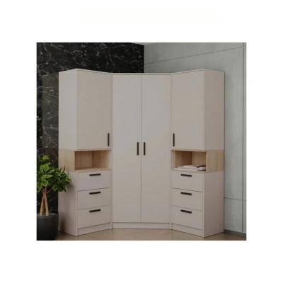 Abbildung von Marmex Möbel Mehrzweckschrank Set Grant 17 C, (3 St., 2 Ragale, 1 Eckschrank), Türen mit Soft Close System