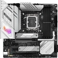 Abbildung von ASUS ROG STRIX B760 G GAMING WiFi Mainboard Sockel Intel LGA 1700 (Intel B760, mATX, DDR5 Speicher, PCIe 5.0, 6E, 2x 4.0 M.2, Aura Sync) weiß