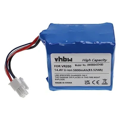 Abbildung von vhbw Akku kompatibel mit Vorwerk Kobold VR200 Staubsauger Home Cleaner Heimroboter (5800mAh, 14,4V, Li Ion)