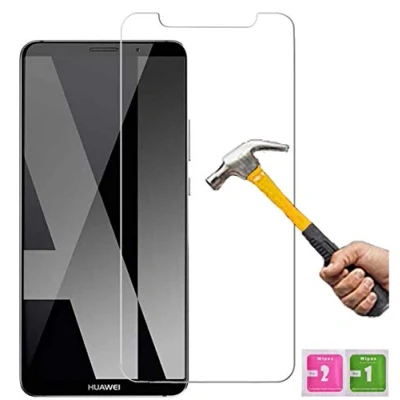 Abbildung von ino Harte Schutzfolie kompatibel mit Panzerglas Huawei Y7 2017 Schutzglas Panzerfolie Displayschutzglas Folie Schutz Glasfolie 9H Härte Displayglas