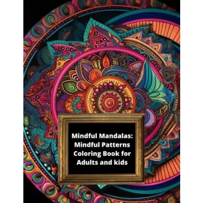 Abbildung von Meditative Mandalas: Mindful Patterns Coloring Book for Adults and kids