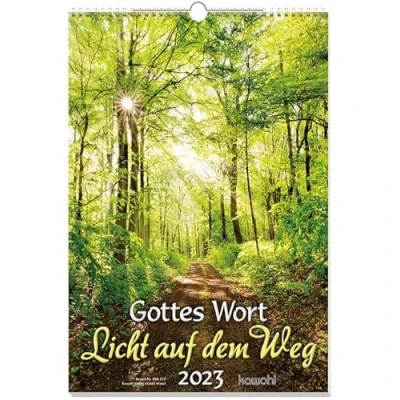 Abbildung von Gottes Wort Licht auf dem Weg 2023: Wandkalender