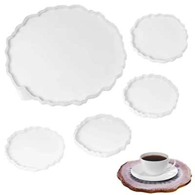 Abbildung von Belle Vous Streudeko 5er Set Silikon Epoxidharz Formen für DIY Projekte, Pack