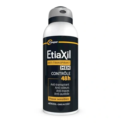 Abbildung von ETIAXIL Deodorant gegen Schwitzen für Herren mäßiges Achseln Kontrolle 48 Stunden Aerosol 150 ml