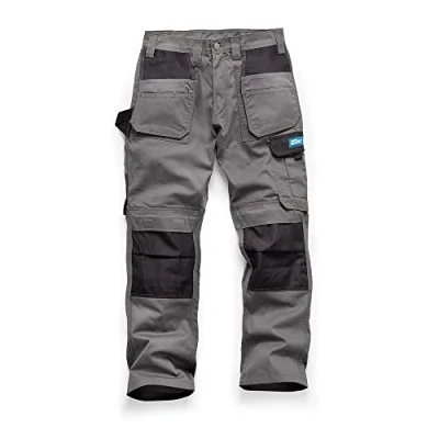 Abbildung von Tough Grit Holster Work Trouser Charcoal 30r Arbeitshose, anthrazit, 30W