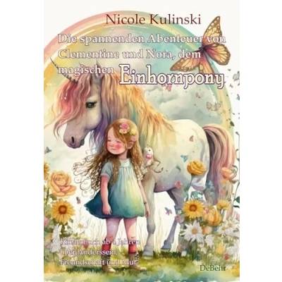 Abbildung von Die spannenden Abenteuer von Clementine und Nora, dem magischen Einhornpony Kinderbuch ab 4 Jahren über Anderssein, Freundschaft Mut