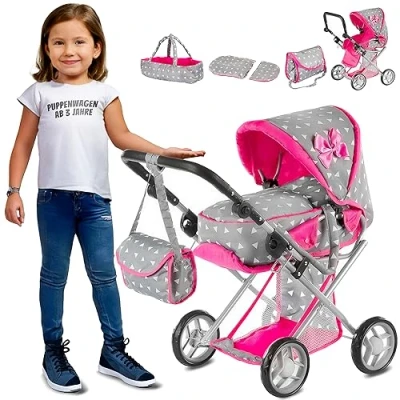 Abbildung von kinderplay Puppenwagen, (123)