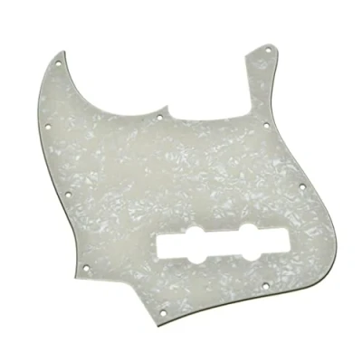 Abbildung von KAISH Lefty Schlagbrett für Jazz J Bass, 4 Saiten, Linkshänder, Aged Pearl