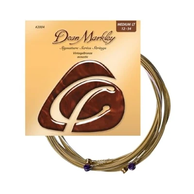 Abbildung von Dean Markley 2004A Vintage Bronze 2004 Saiten für Akustikgitarre, Stärke ML .012 .054
