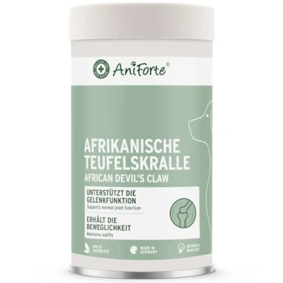 Abbildung von AniForte Afrikanische Teufelskralle für Hunde &amp; Katzen 500g Teufelskrallen Pulver Sehnen Bänder, Gelenkpulver zur Unterstützung der Beweglichkeit Gelenkfunktion