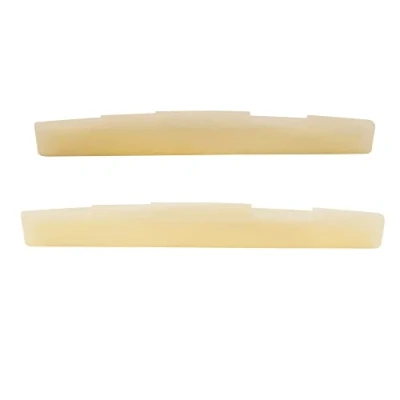 Abbildung von Musiclily Pro 73,15mm Universal Kompensierte Knochen Stegeinlage für 6 saitige Akustikgitarre (2 Stück)