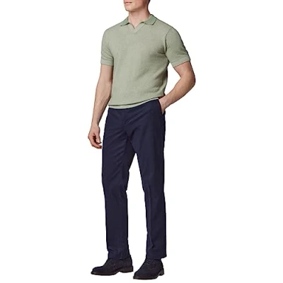 Abbildung von Hackett London Herren C Chino Sanderson Hose, Blau, 30 S